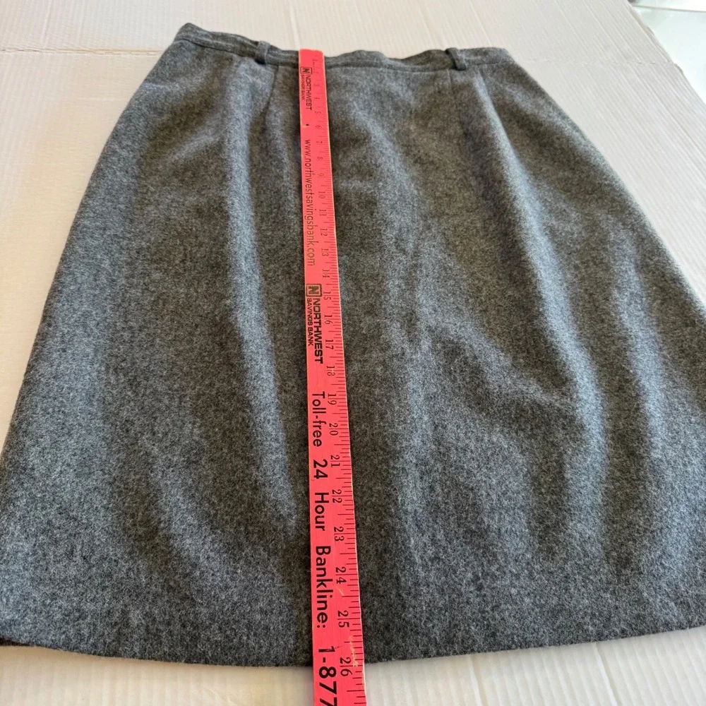 Y2k Vtg NYCC New York‎ Clothing Co. 100% Wool Skirt Size 16 Vintage A-Line USA